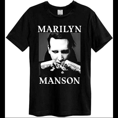 Marilyn Manson Fists Amplified Vintage LARGE Small T Shirt