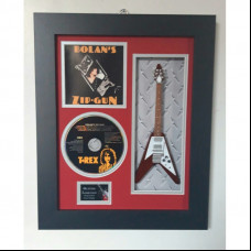 Framed 10" Mini Guitar with CD and Album artwork