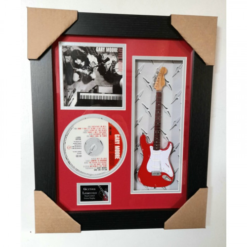 Framed 10" Mini Guitar with CD and Album artwork