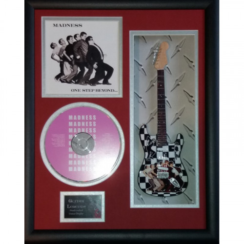 Framed 10" Mini Guitar with CD and Album artwork