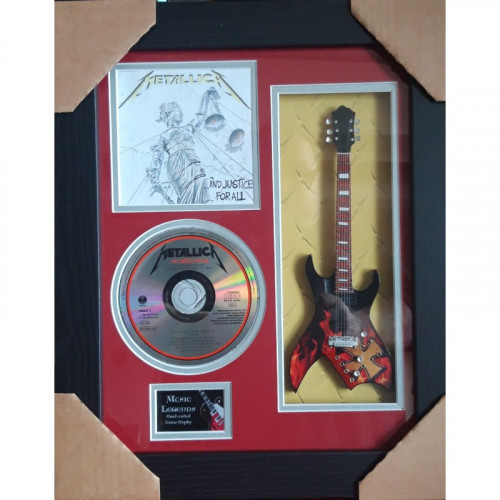 Framed 10" Mini Guitar with CD and Album artwork