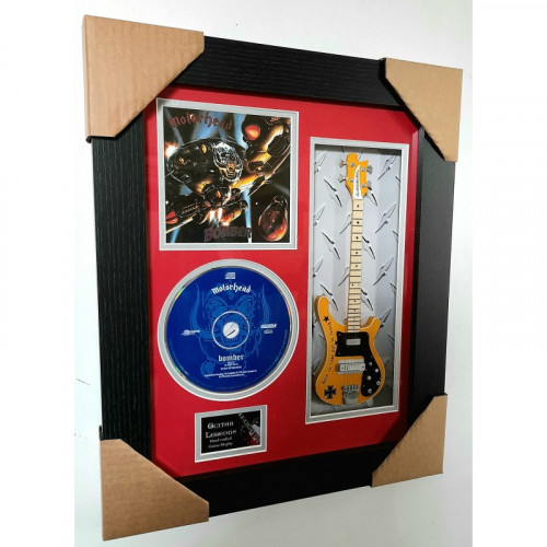 Framed 10" Mini Guitar with CD and Album artwork