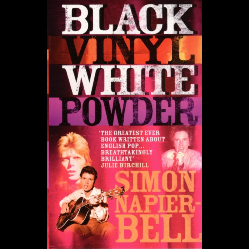 Black Vinyl White Powder