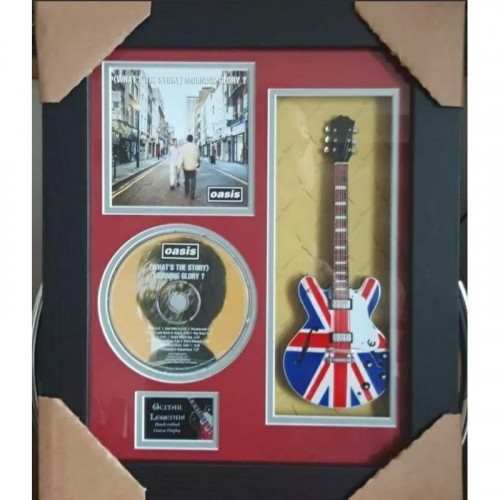 Framed 10" Mini Guitar with CD and Album artwork