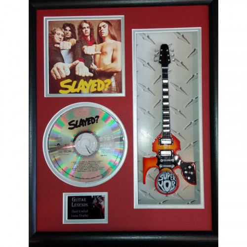 Framed 10" Mini Guitar with CD and Album artwork