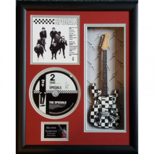 Framed 10" Mini Guitar with CD and Album artwork