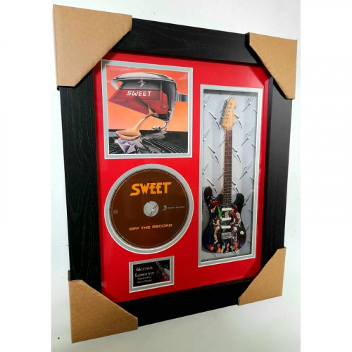 Framed 10" Mini Guitar with CD and Album artwork